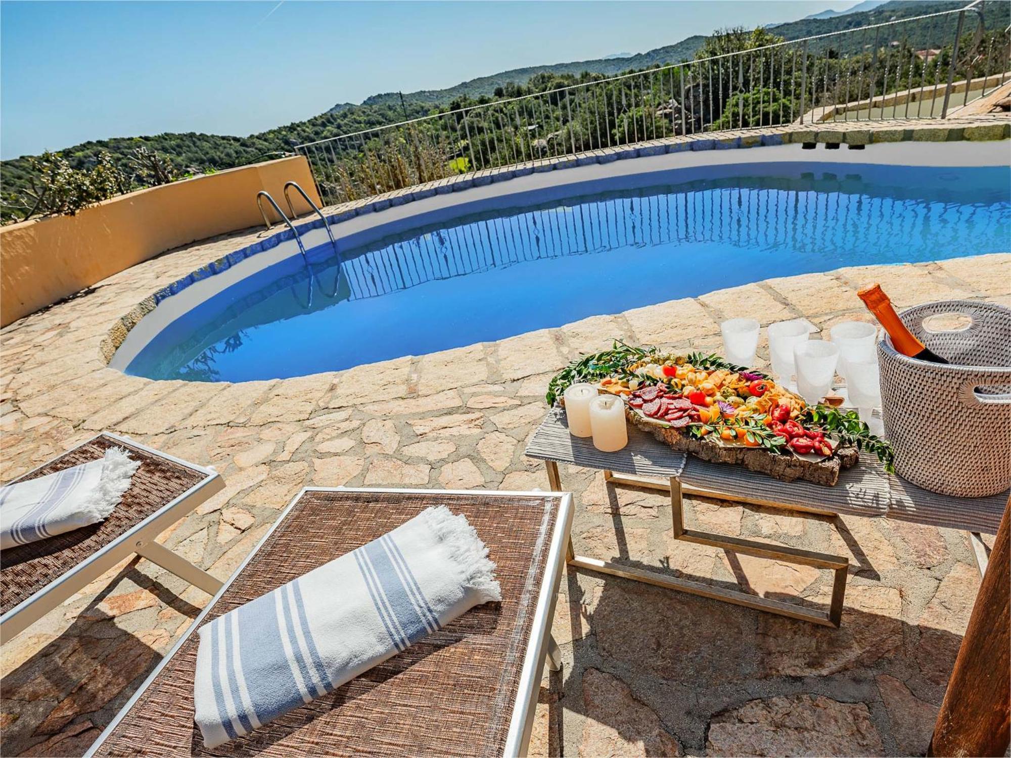 Sardinia Family Villas - Villa Nina With Private Pool Abbiadori Bagian luar foto